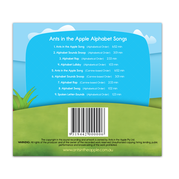 #18203 Alphabet Songs CD
