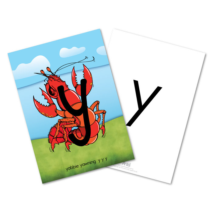 #18106 Alphabet Sounds Cards (26 cards, A4, double sided)