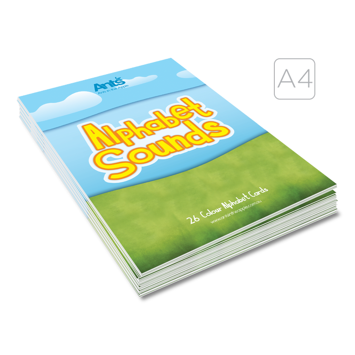 #18106 Alphabet Sounds Cards (26 cards, A4, double sided)